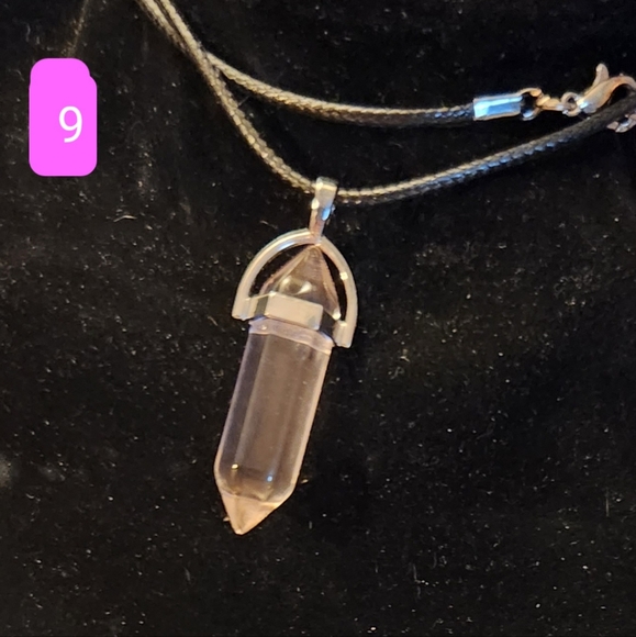 Clear Quartz Necklace - Picture 1 of 2